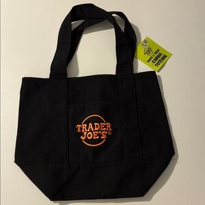 Trader Joe's Halloween Black Tote Bag